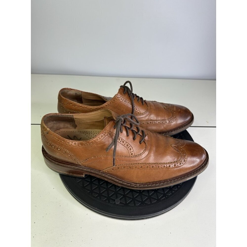 Cole Haan Wingtip Lace Up Oxford British Tan Brown C23470 Men’s Size 9.5 M